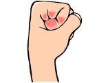 Clenched fist salute